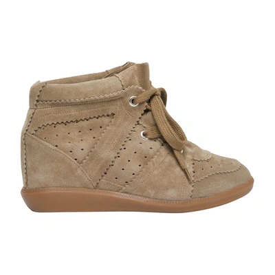 Shop Isabel Marant Bobby Sneakers In Taupe
