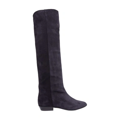 Shop Isabel Marant Skarlet Boots In Faded Black