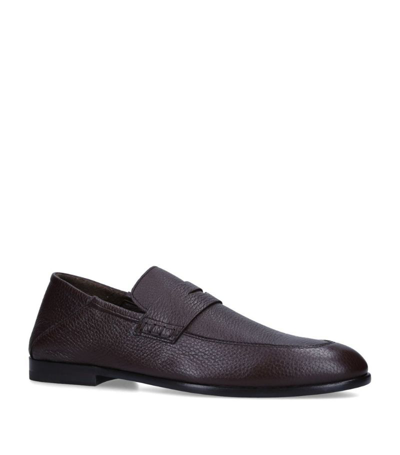 Shop Harrys Of London Edward Loafers In Brown