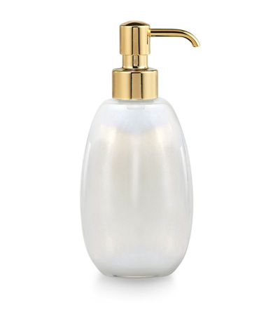 Shop Labrazel Glass Biella Soap Dispenser In White