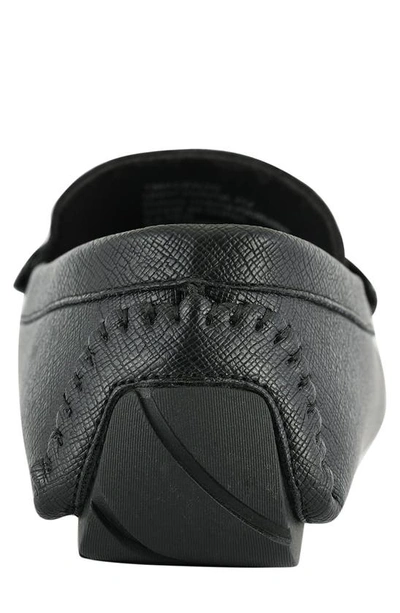 Tommy Hilfiger Men's Faux Leather Bit Loafers In Black 002