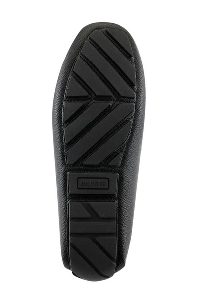 Tommy Hilfiger Men's Faux Leather Bit Loafers In Black 002