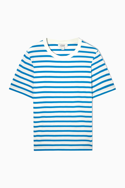 Shop Cos Regular Fit T-shirt In Blue