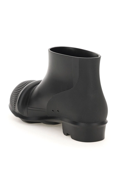 Shop Loewe Rubber Ankle Boots In Black