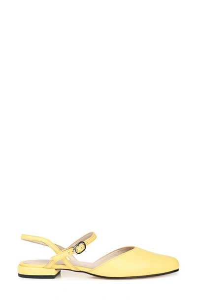 Shop Journee Signature Amannda Ankle Strap Low Pump In Yellow