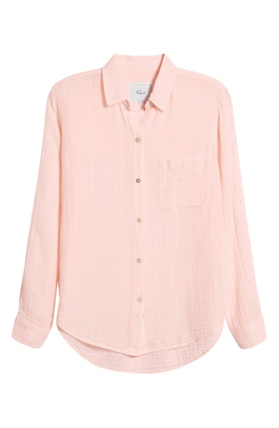 Shop Rails Ellis Cotton Shirt In Petal