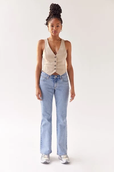 Shop Abrand A 99 Low-rise Bootcut Jean In Light Blue