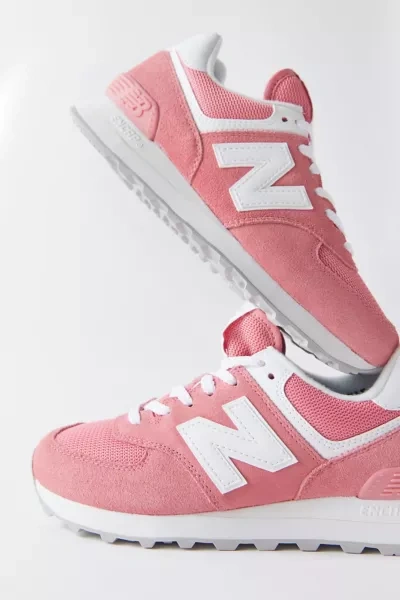 Shop New Balance 574 Summer Sneaker In Pink