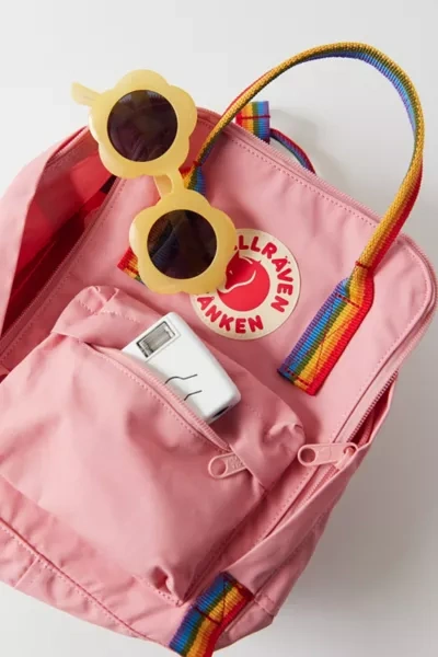 Shop Fjall Raven Kånken Rainbow Mini Backpack In Pink