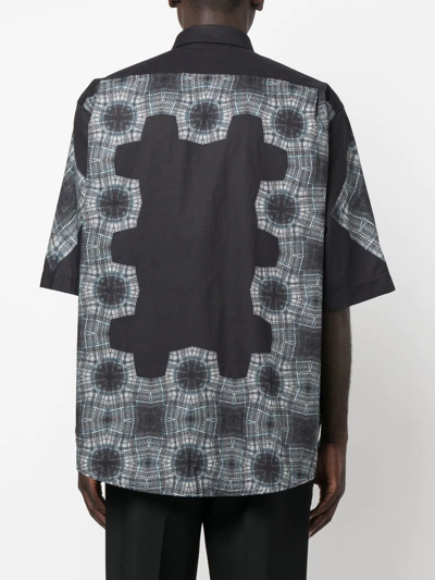 Shop Acne Studios Short Sleeve Shirt In Blau