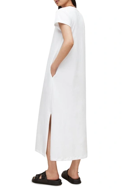 Shop Allsaints Anna Cotton Maxi Dress In Optic White