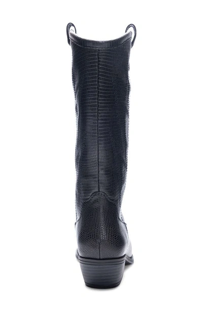 Dirty Laundry Josea Cowboy Boot In Black