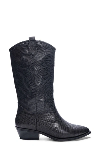 Dirty Laundry Josea Cowboy Boot In Black