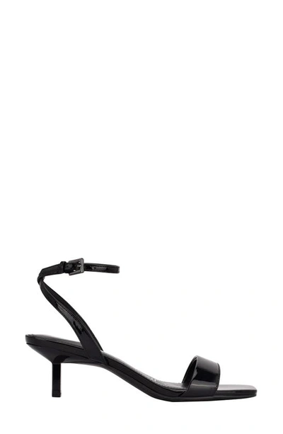 Shop Calvin Klein Gerri Ankle Strap Sandal In Black