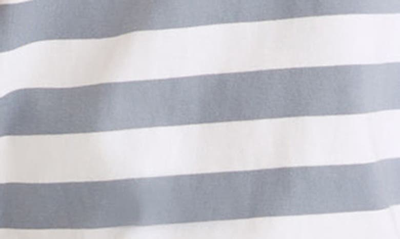Shop Madewell Garment Dyed Allday Crewneck T-shirt In Teapot Blue Stripe