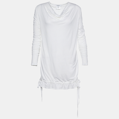 Pre-owned Givenchy White Knit Full Sleeve Top S
