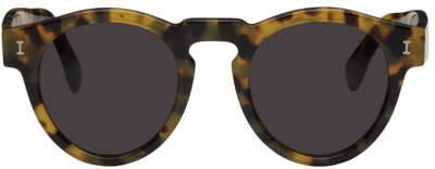 Shop Illesteva Tortoiseshell Leonard Sunglasses