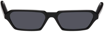 Shop Illesteva Black Baxter Sunglasses