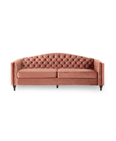 Shop Noble House Antoine Traditional Button Tufted 3 Seater Sofa