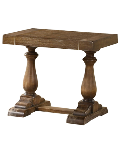 Shop Best Master Furniture Amy Driftwood End Table