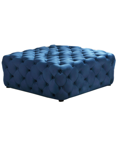 Shop Best Master Furniture Kelly Square Transitional Fabric Ottoman