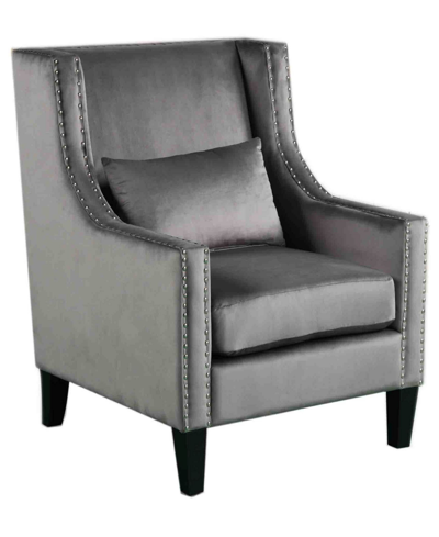 Shop Best Master Furniture Glenn With Nailhead Trim Arm Chair