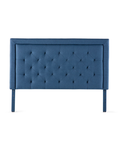 Dream Collection By Lucid Upholstered Headboard With Diamond Tufting, King In Navy