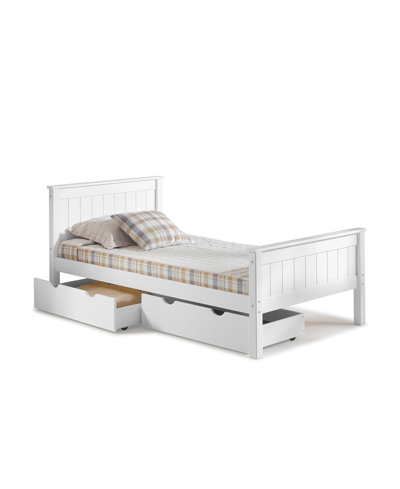 Shop Alaterre Furniture Harmony Twin Bed With Storage Drawers