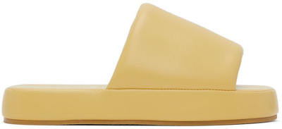 Shop Stand Studio Yellow Tuva Sandals In 96200 Honey