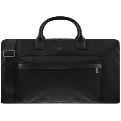 Shop Armani Collezioni Emporio Armani Holdall Bag Black