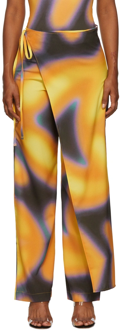 Binya Ssense Exclusive Yellow Lounge Pants In Tormenta