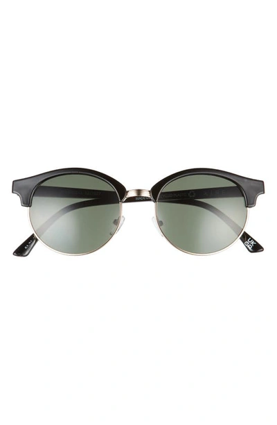 Shop Aire Round 51mm Sunglasses In Black