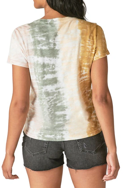 Shop Lucky Brand Hamsa Tie Dye T-shirt In Multi