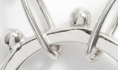 Shop Anzie Dew Drop Marine Pendant Necklace In Silver