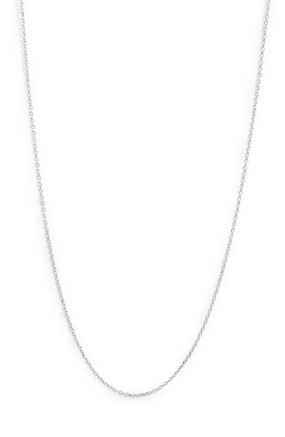 Anzie Sterling Silver Chain Necklace In Silver