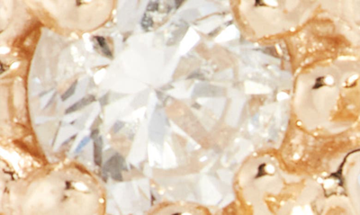 Shop Anzie Petite Diamond North Star Stud Earrings In Gold/ Diamond