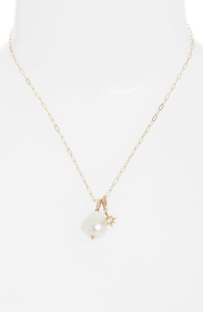 Shop Anzie Pearl & Charm Paper Clip Necklace