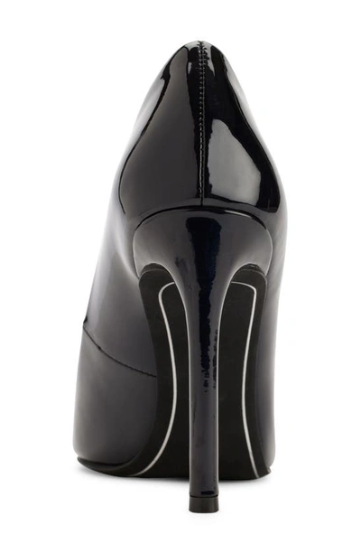Dkny Pointed Patent Pumps In Black