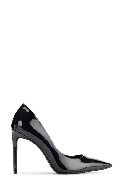 Dkny Pointed Patent Pumps In Black