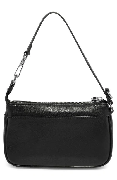 Shop Aimee Kestenberg Fiery Pouchette Leather Shoulder Bag In Black Nile Studs