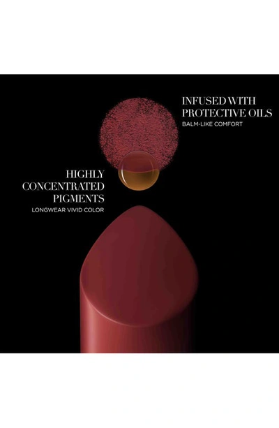 Shop Armani Collezioni Lip Power Long-lasting Satin Lipstick In 206 Cherry Brown