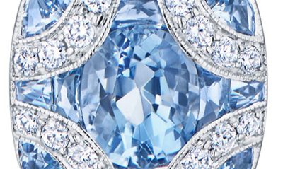 Shop Kwiat Argyle Aquamarine Diamond Pendant Necklace In White Gold