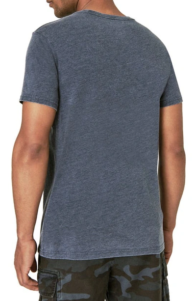 Lucky Brand Men's Classic Venice Burnout Crewneck T-shirt In American Navy