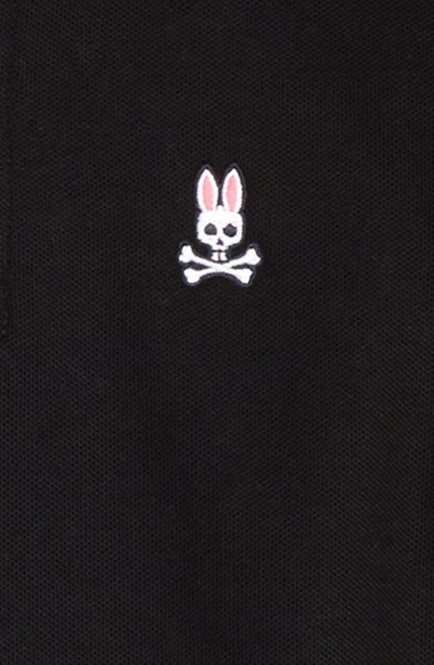 Shop Psycho Bunny Classic Polo In Black