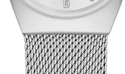 Shop Skagen Grenen Lille Mesh Strap Watch, 26mm In Silver