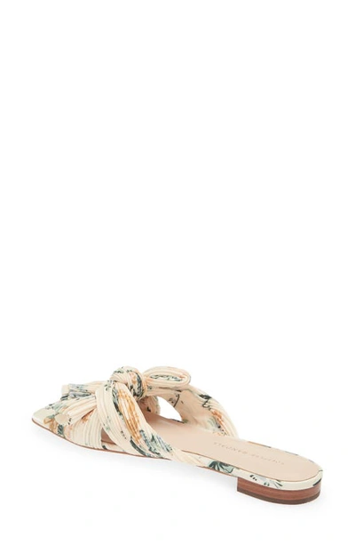 Shop Loeffler Randall Daphne Knot Slide Sandal In Nova Floral