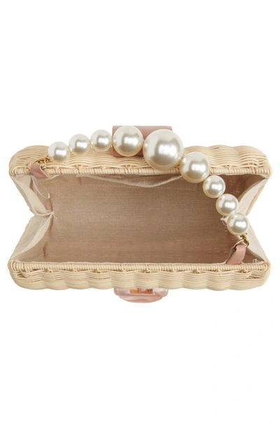 Btb Los Angeles Coco Clutch In Petal
