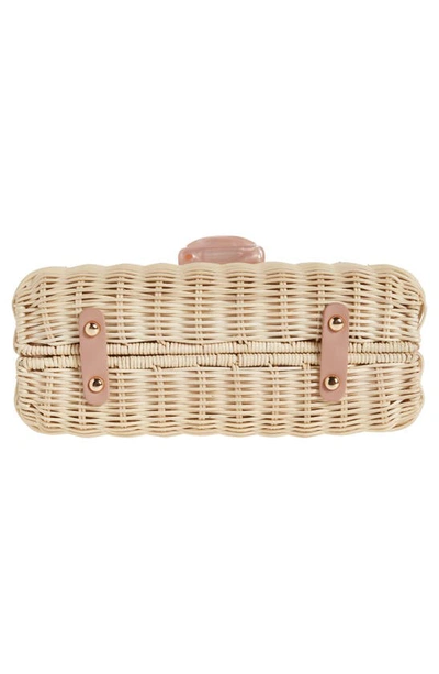Btb Los Angeles Coco Clutch In Petal