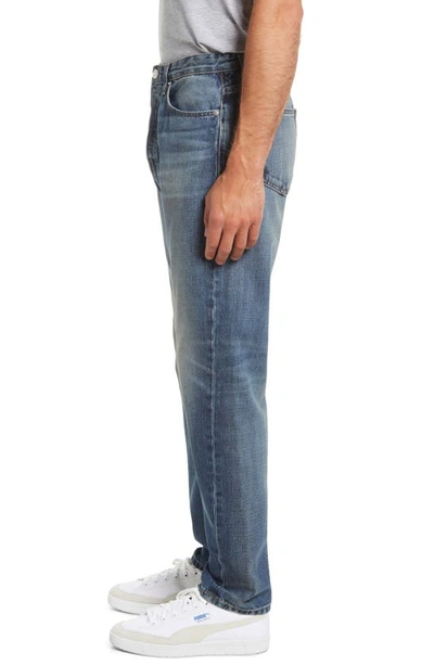 Shop Frame Relaxed Straight Leg Nonstretch Denim Jeans In Mallorca