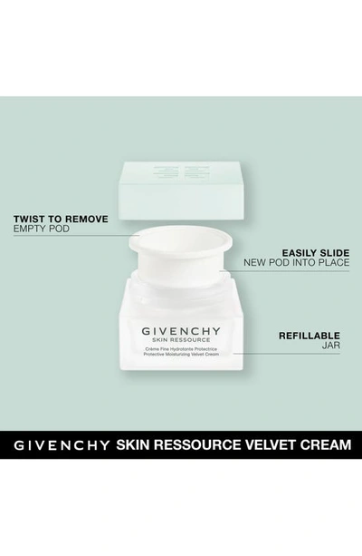 Shop Givenchy Ressource Velvet Moisturizing Cream Refill In White